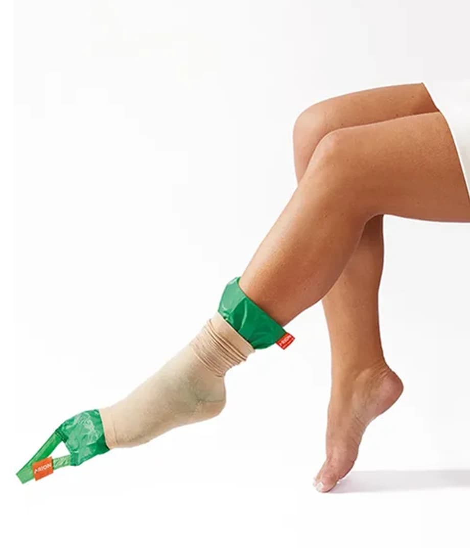 Arion Easy-Slide Leg | Donning aid for compression stockings/pantyhose with open toe