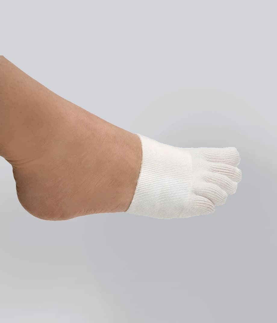 Compressana INTRA Toe Sock with Forefoot Support | Closed-Toe Silver Antibacterial Liner