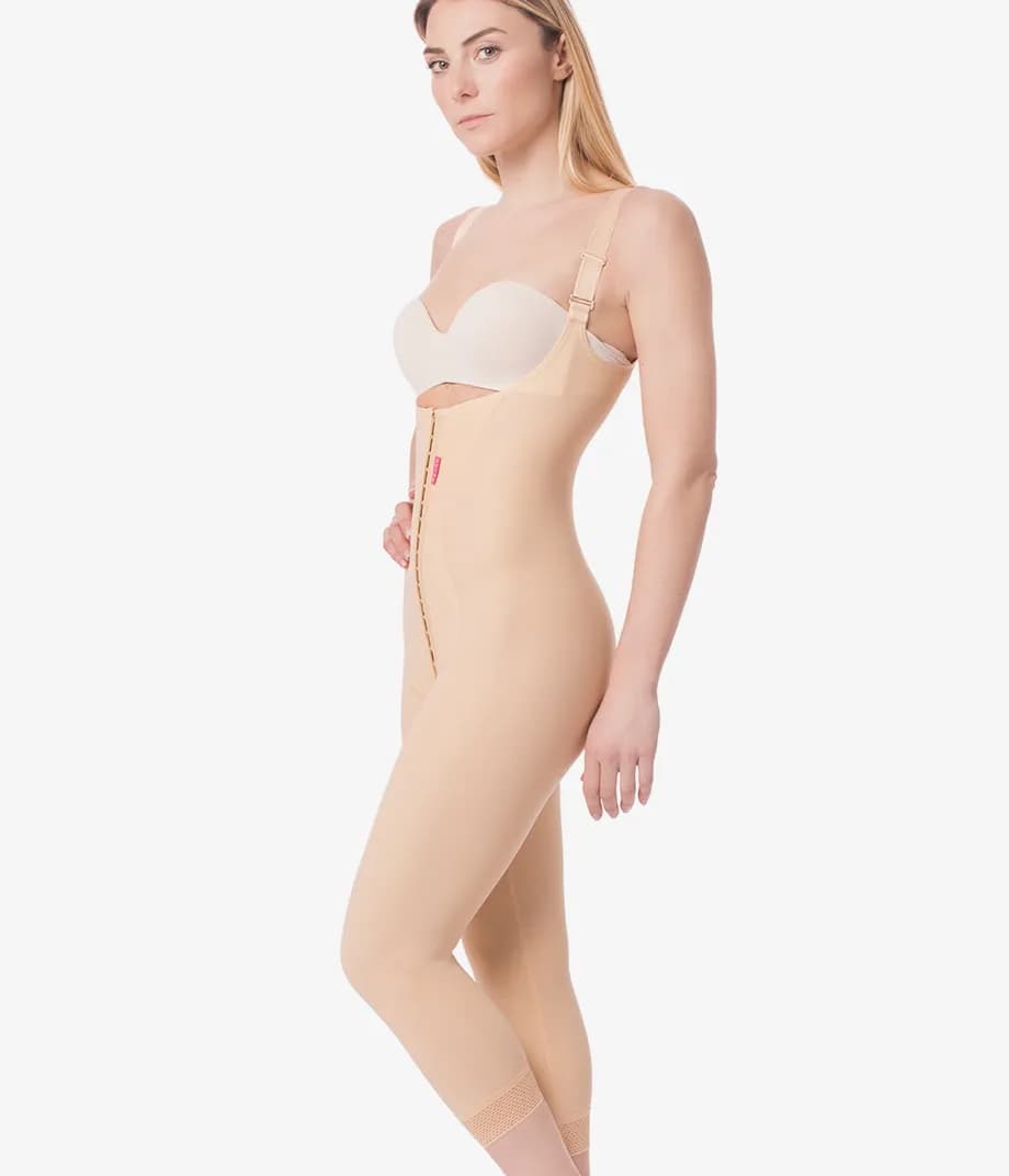 360 Liposuction Compression Bodysuit | Under-Bust to Below-Knee