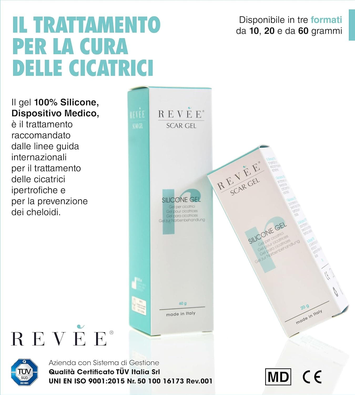 Revee Scar Gel for Surgical Scars | 100% Silicone Scar Healing Gel